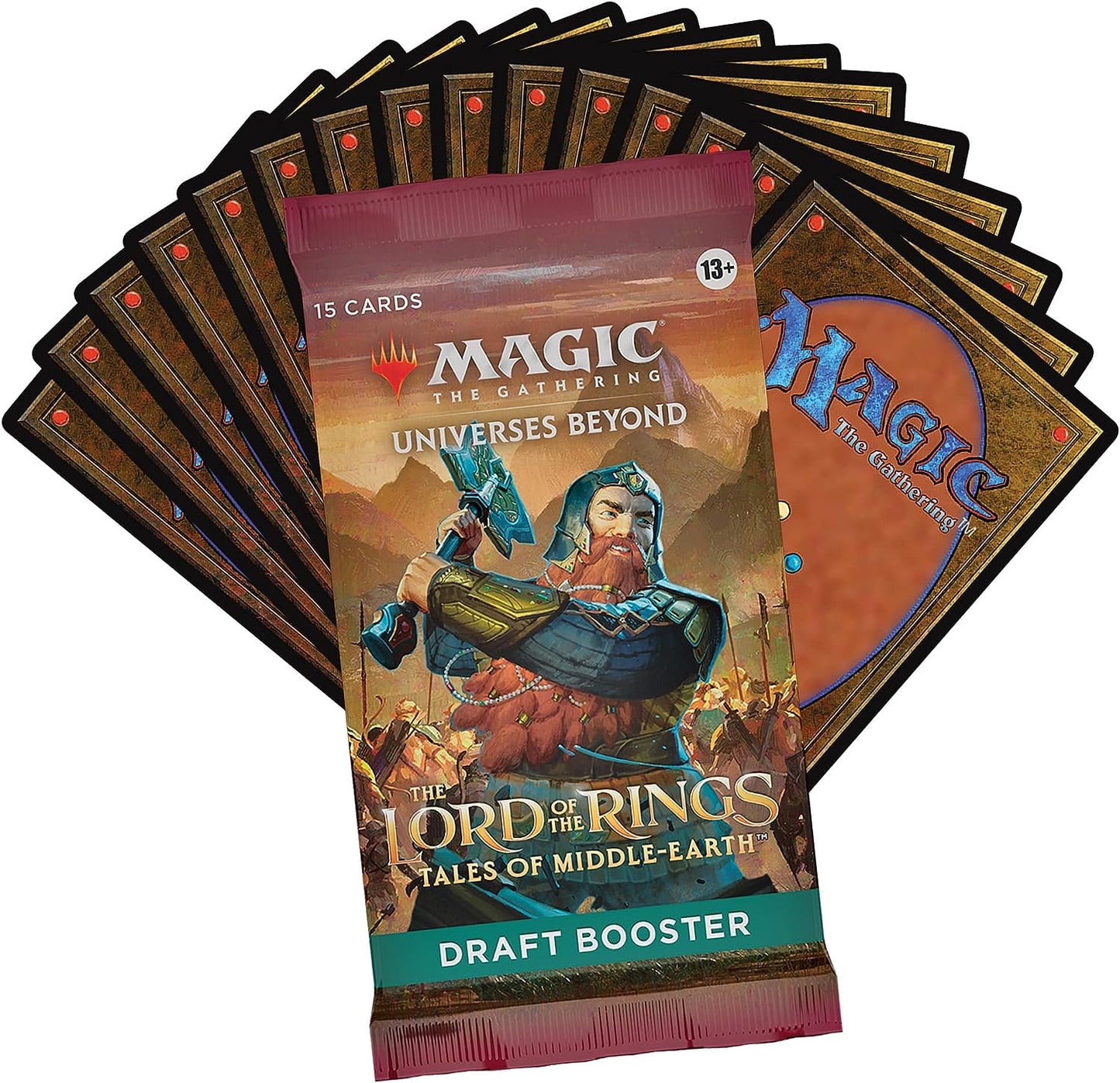 Magic: The Gathering The Lord of The Rings: Tales of Middle-Earth Draft Booster Pack (15 Magic Cards)