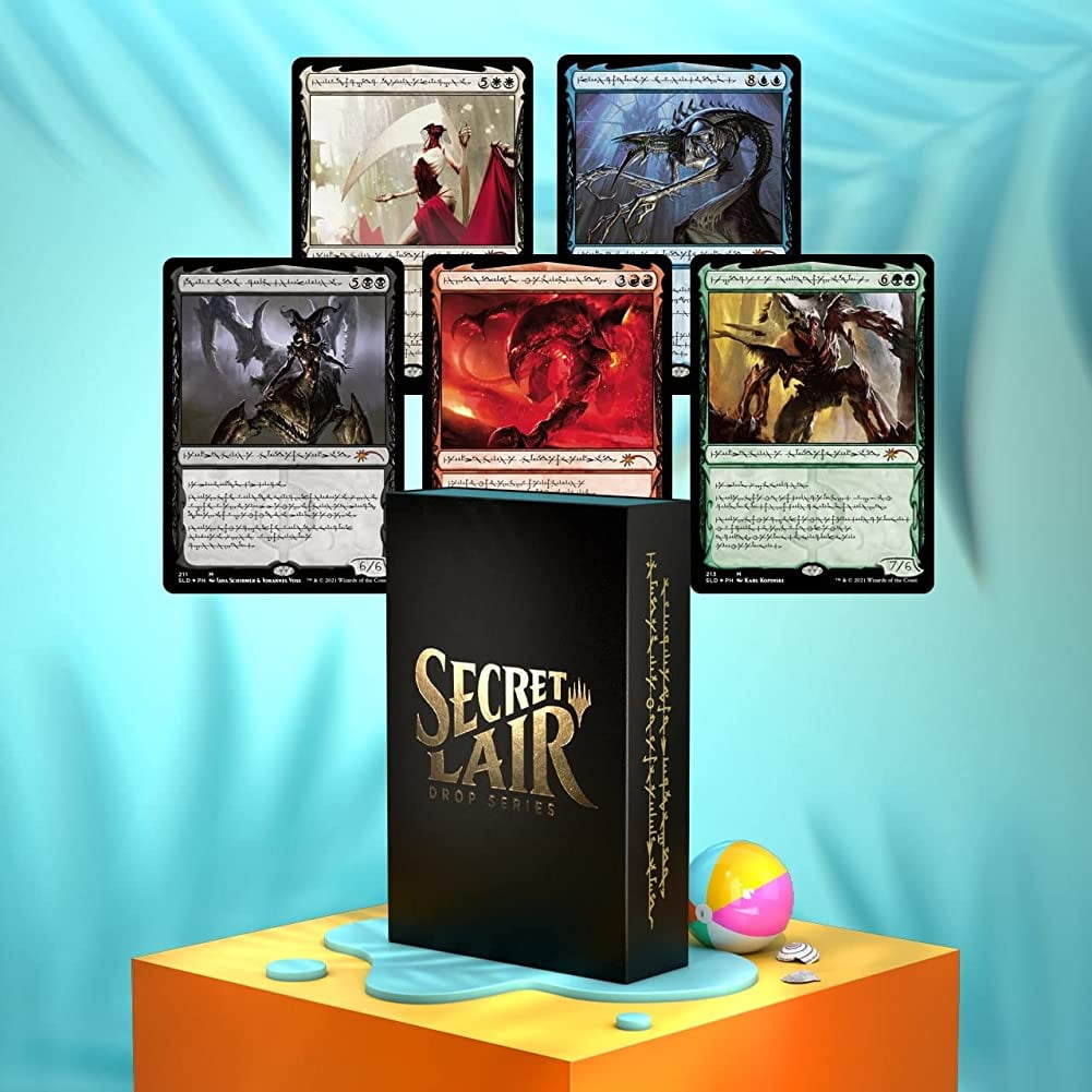 Magic TCG The Gathering Secret Lair: MTG All Natural Totally Refreshing Phyrexian Praetors Compleat