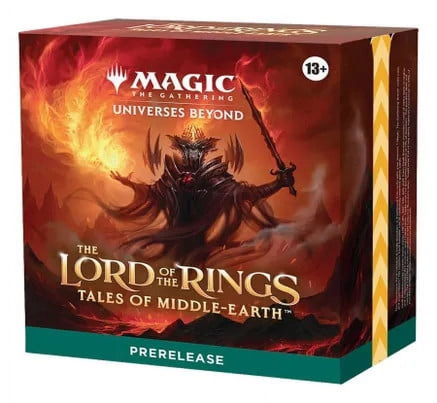 Magic The Gathering Lord of the Rings Tales of Middle-Earth Prerelease Kit - 6 Packs, Dice, Promos