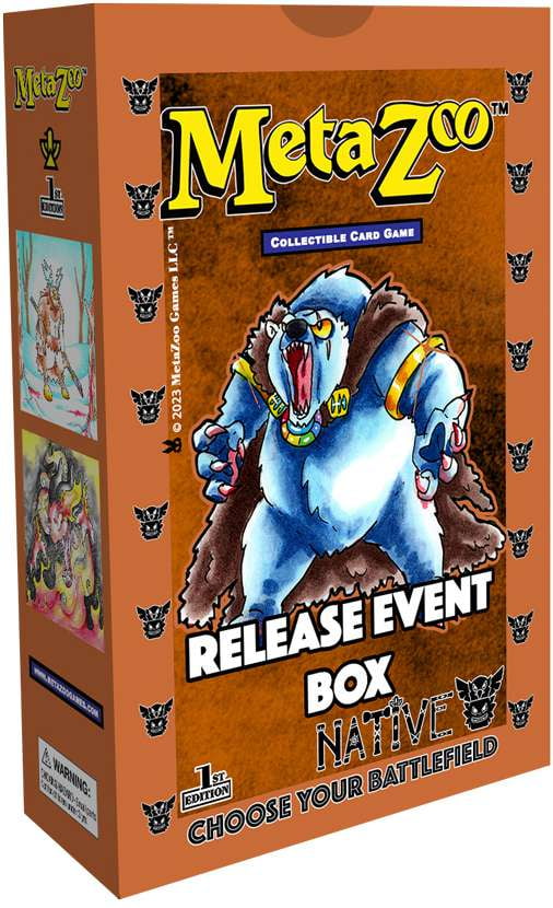 MetaZoo TCG Native 1st Edition Release Deck Display