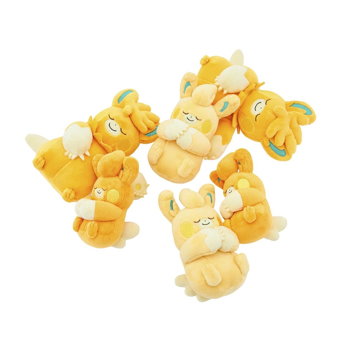 Pokemon Center: Sleeping Pawmot Paw Plush, 6 Inch