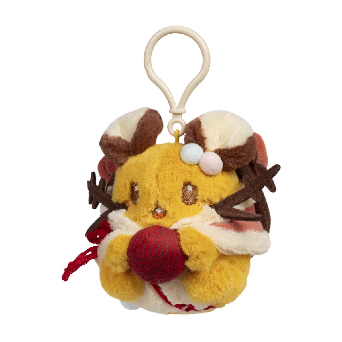Pokemon Center Dedenne Pokemon Holiday Plush Key Chain