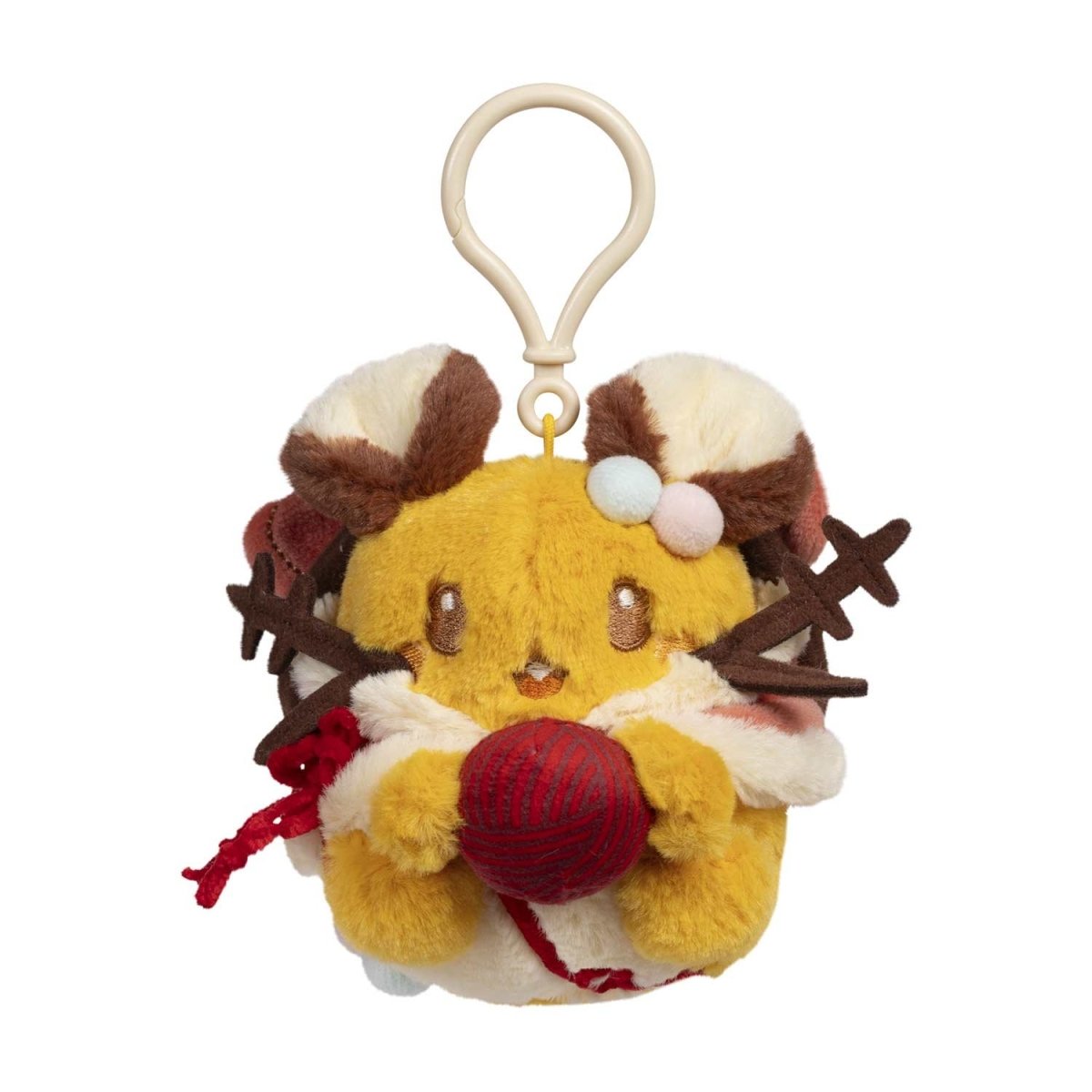 Pokemon Center Dedenne Pokemon Holiday Plush Key Chain