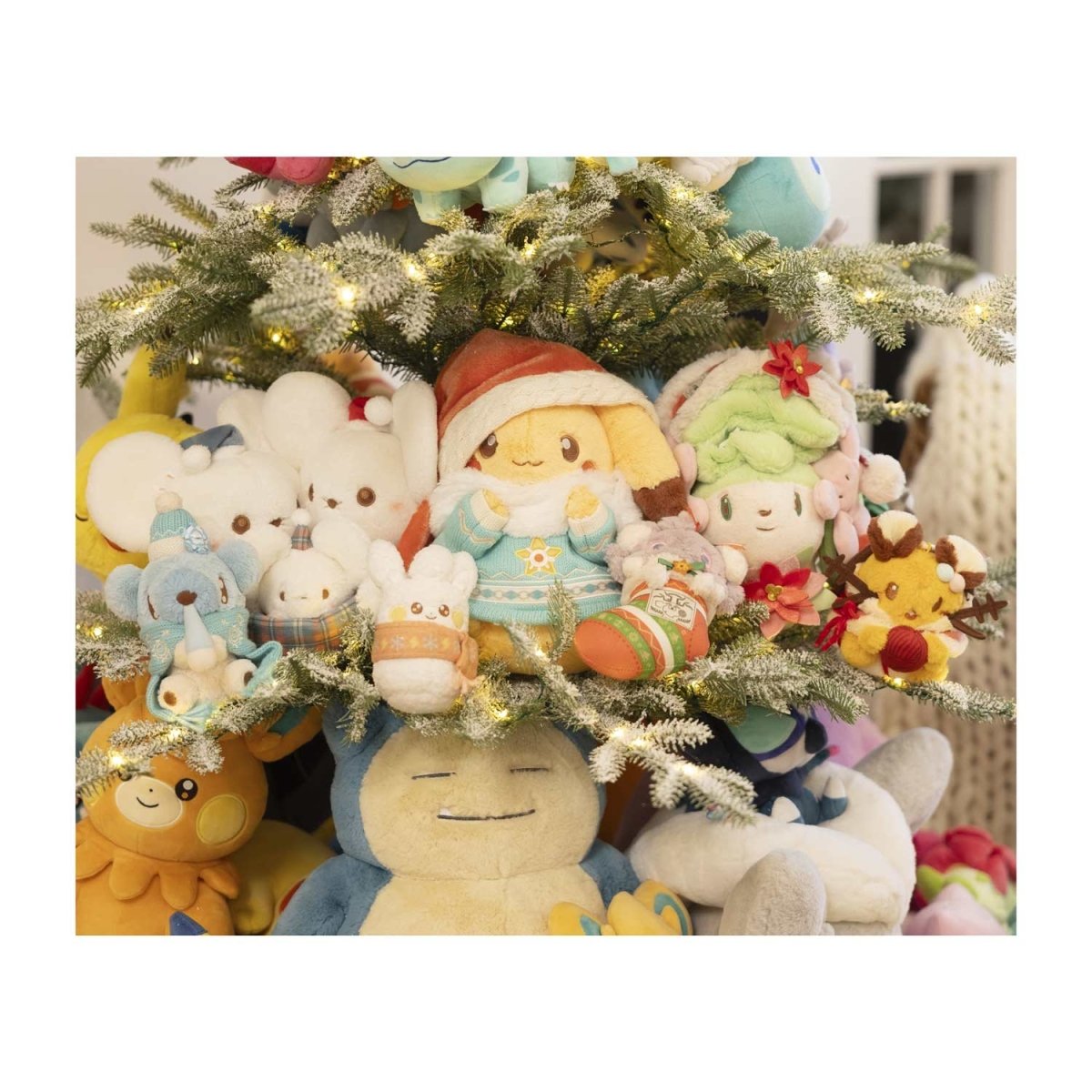 Pokemon Center Espurr Pokemon Holiday Plush Key Chain