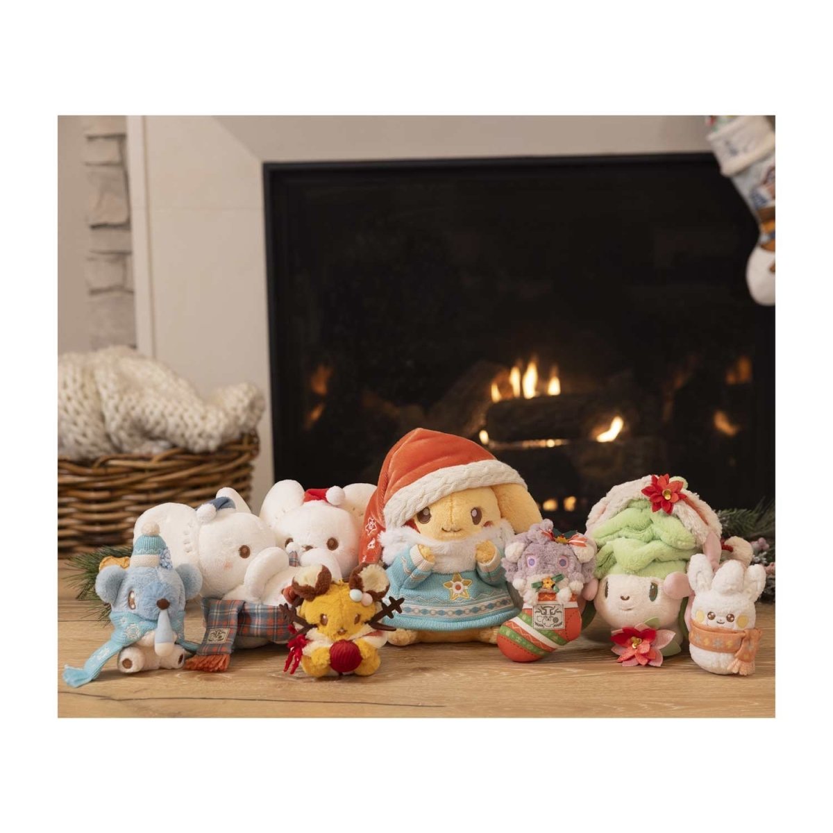 Pokemon Center Pawmi Pokemon Holiday Plush Key Chain