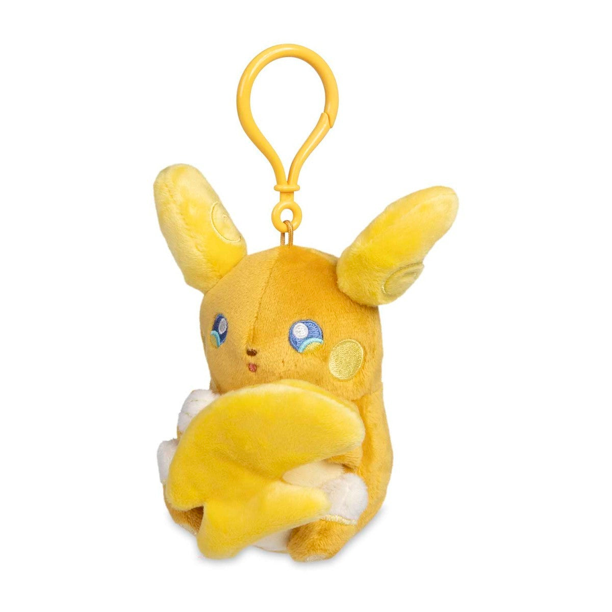 Pokemon Center Raichu & Alolan Raichu Parallel Pairs Two-Plush Key Chain