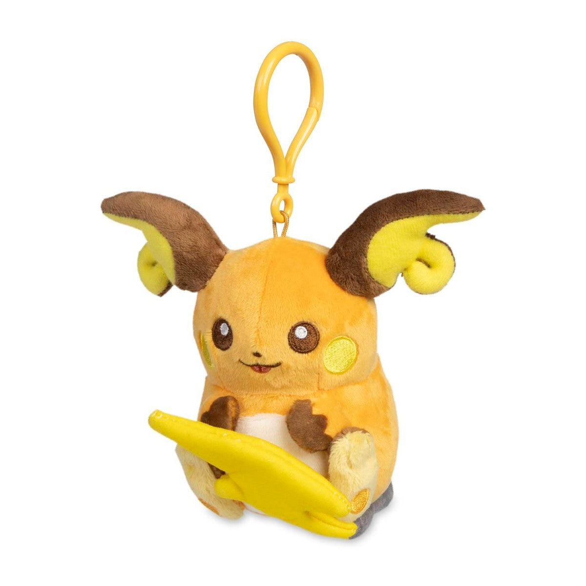 Pokemon Center Raichu & Alolan Raichu Parallel Pairs Two-Plush Key Chain