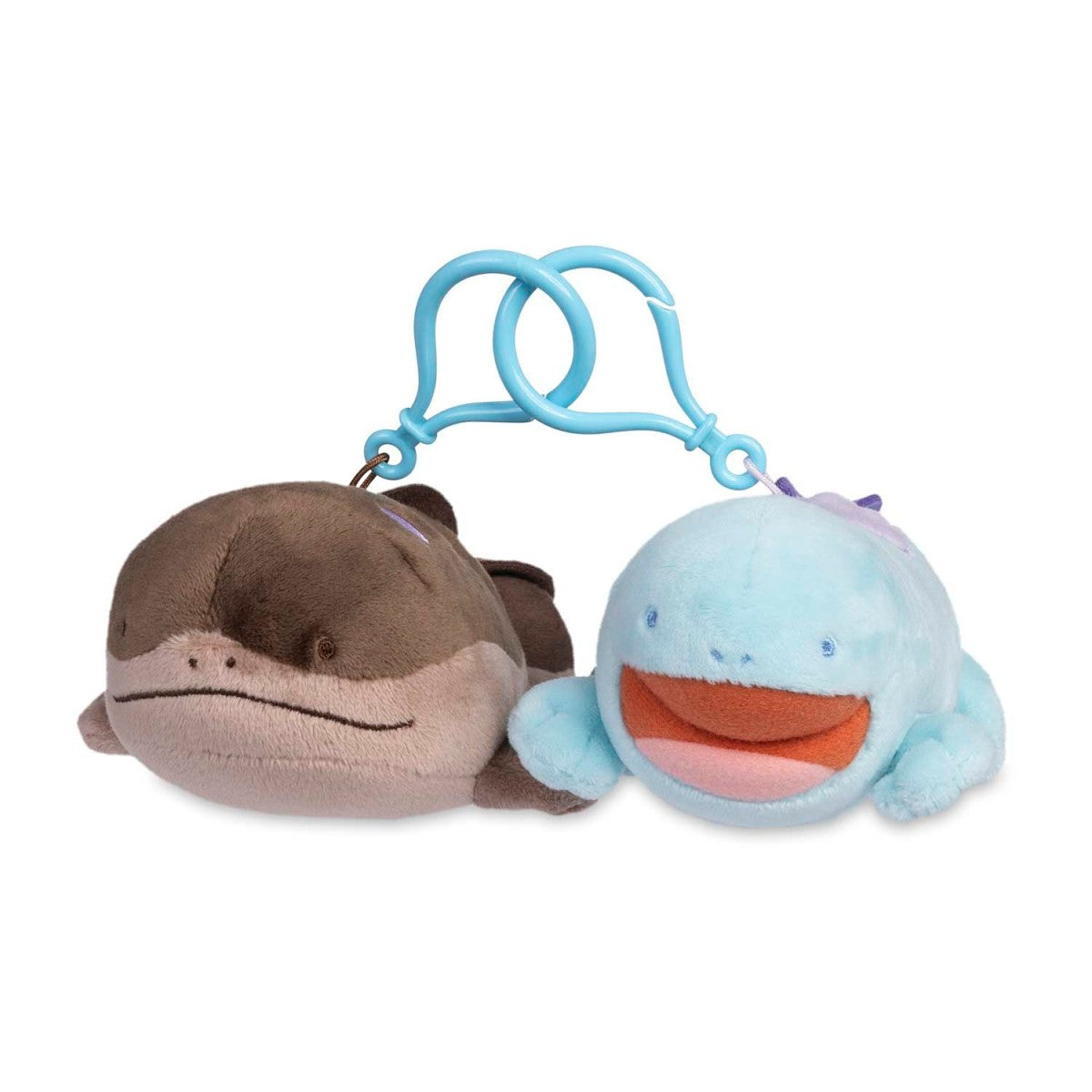 Pokemon Center Quagsire & Clodsire Parallel Pairs Two-Plush Key Chain