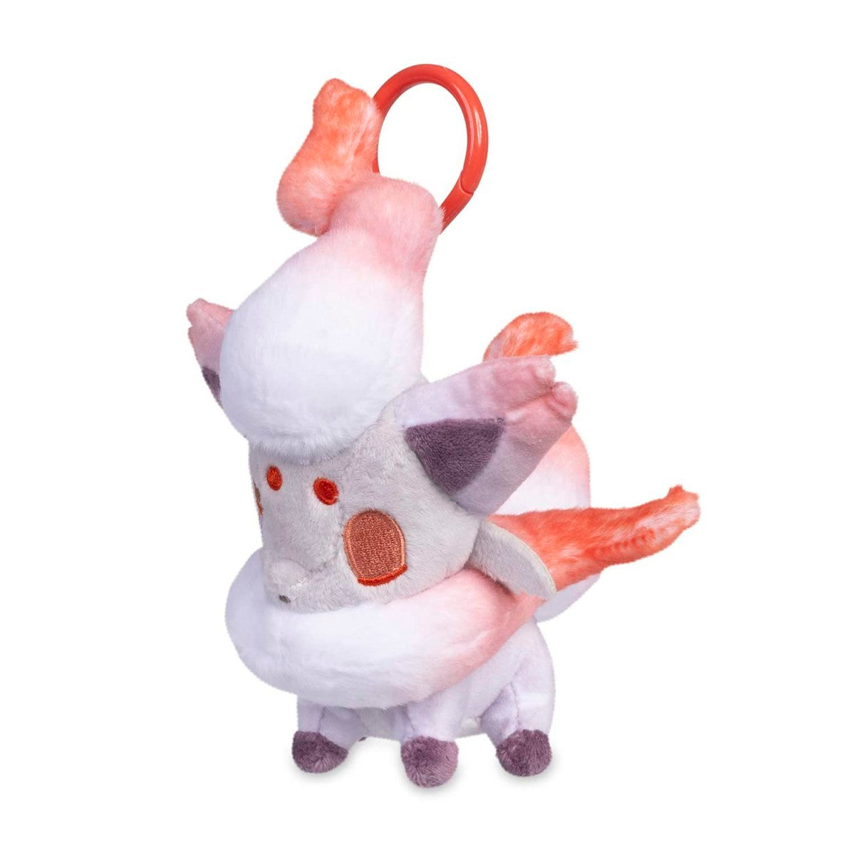 Pokemon Center Zorua & Hisuian Zorua Parallel Pairs Two-Plush Key Chain