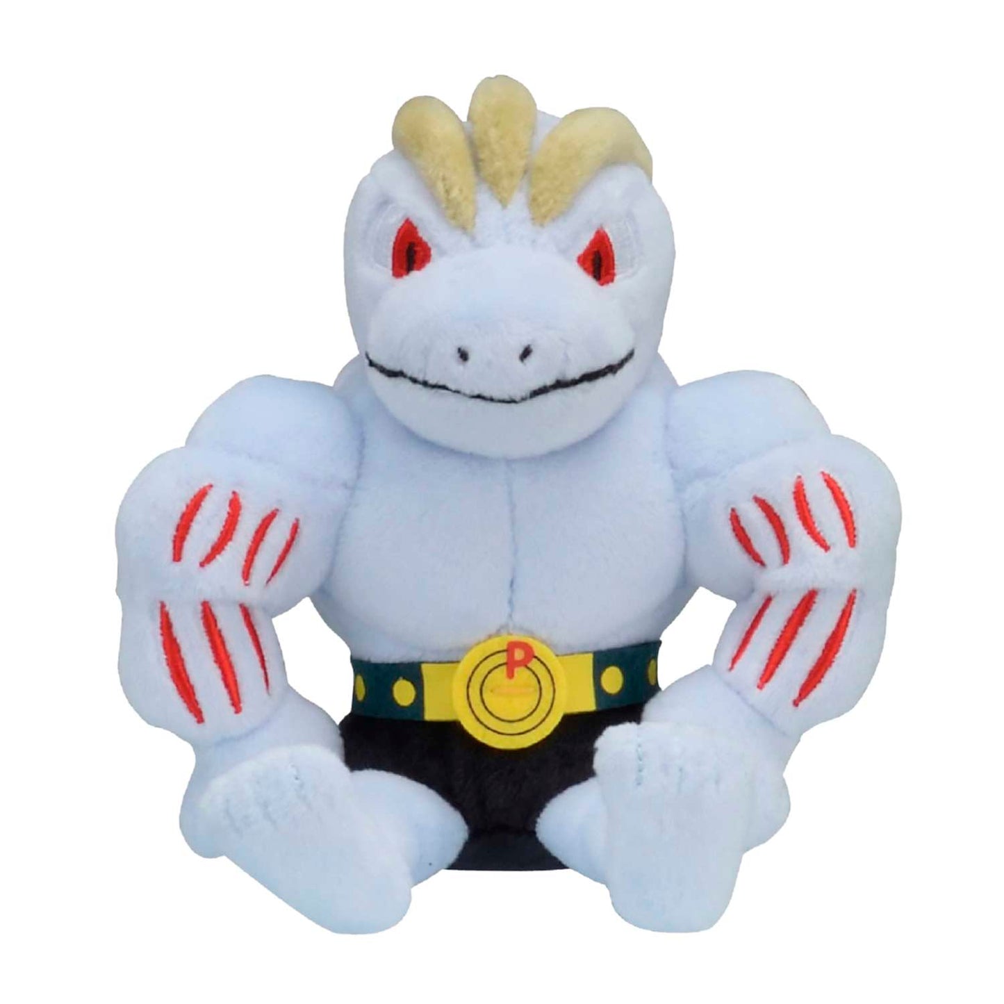 Pokemon Center: Sitting Cuties: Machoke Plush # 67 - Generation 1 - 6 In