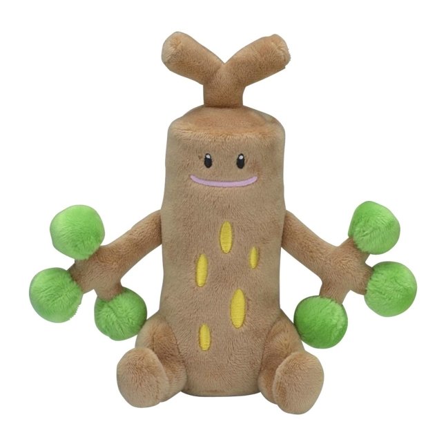 Pokemon Center: Sitting Cuties: Sudowoodo Plush # 185 - Generation 2 - 6 In