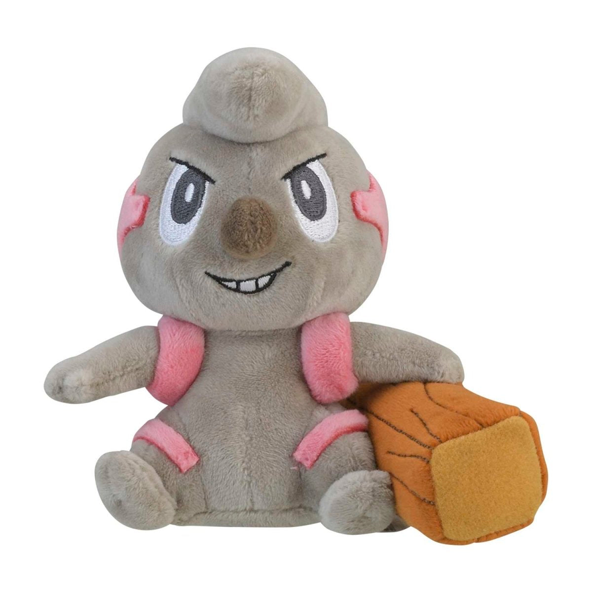 Pokemon Center: Sitting Cuties: Timburr Plush # 532 - Generation 5 - 6 In