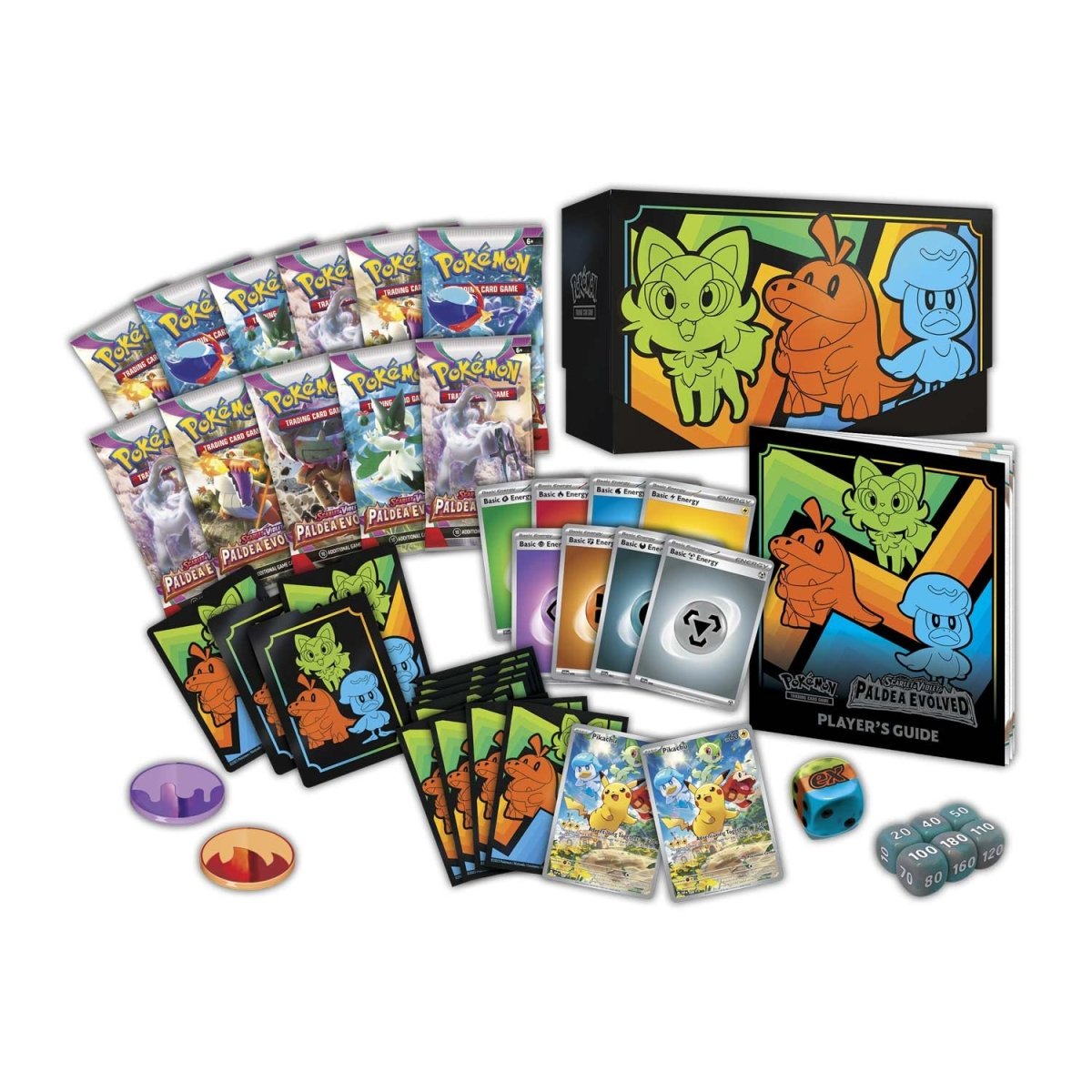 Pokemon TCG: Scarlet & Violet - Paldea Evolved Pokemon Center Elite Trainer Box - 11 Packs, Promos