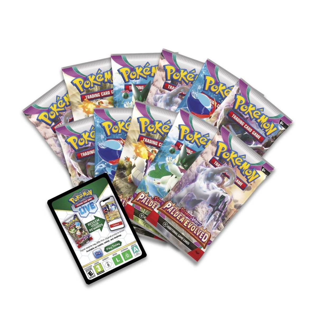 Pokemon TCG: Scarlet & Violet - Paldea Evolved Pokemon Center Elite Trainer Box - 11 Packs, Promos