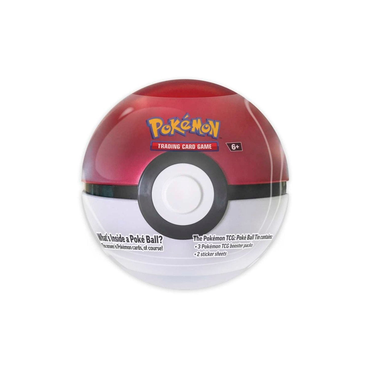 Pokemon TCG: Poke Ball Tin Red - 3 Booster Pack