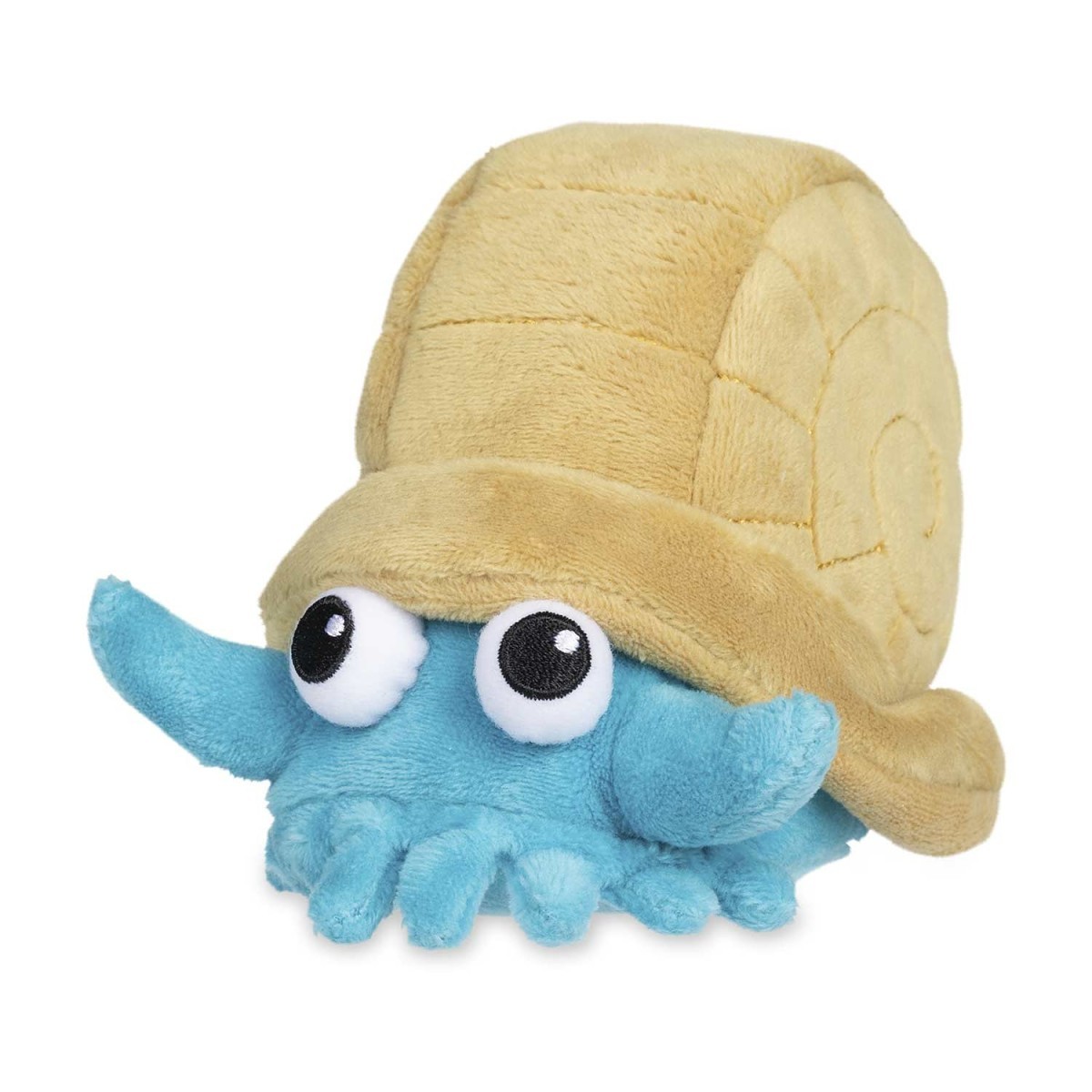 Pokemon Center: Sitting Cuties: Omanyte Plush # 138 -  Generation 1 - 6 In