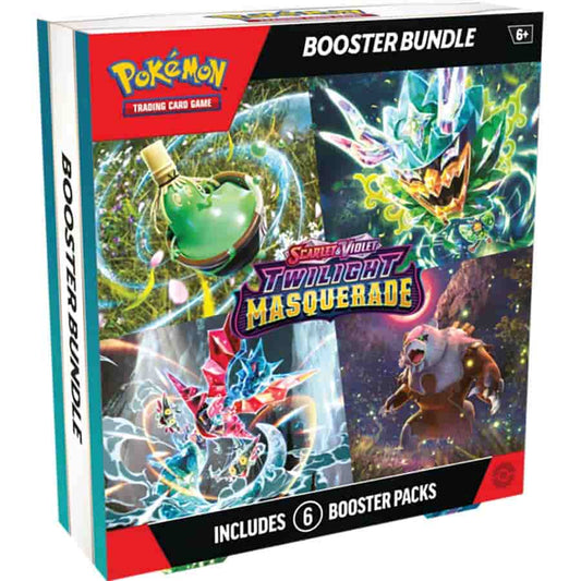 POKEMON TCG: SCARLET AND VIOLET TWILIGHT MASQUERADE BOOSTER BUNDLE DISPLAY (6CT) PREORDER: RELEASE DATE - 05/24/2024