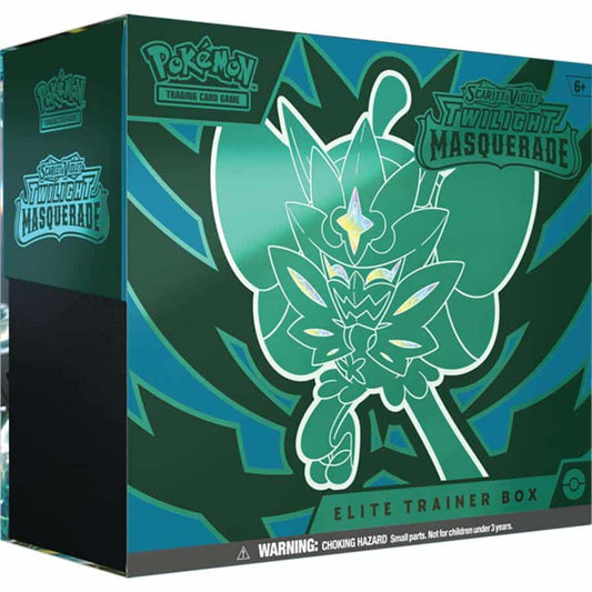 POKEMON TCG: SCARLET AND VIOLET TWILIGHT MASQUERADE ELITE TRAINER BOX CASE (10CT) PREORDER: RELEASE DATE - 05/24/2024