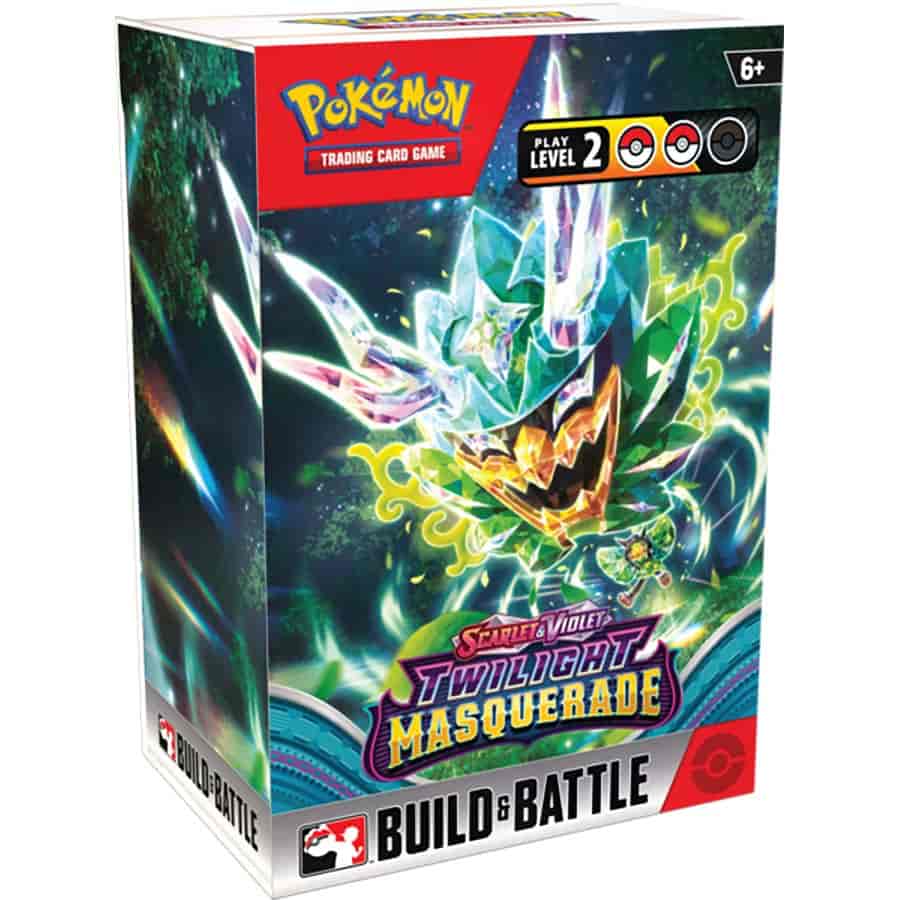 POKEMON TCG: SCARLET AND VIOLET TWILIGHT MASQUERADE BUILD AND BATTLE PREORDER: RELEASE DATE - 06/07/2024