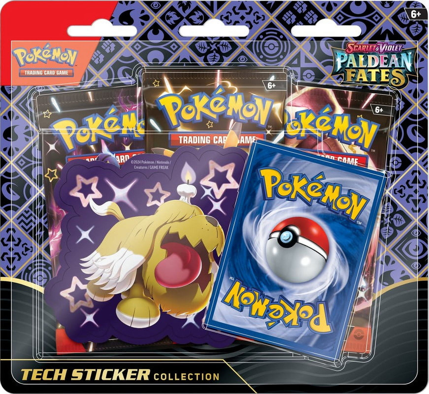 POKEMON TCG: Scarlet and Violet: PALDEAN Fates: TECH Sticker Collection - Shiny Maschiff