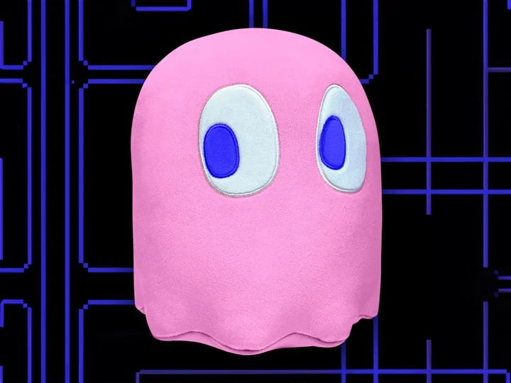 Toynk Pac-Man Pinky Ghost 7-Inch Plush