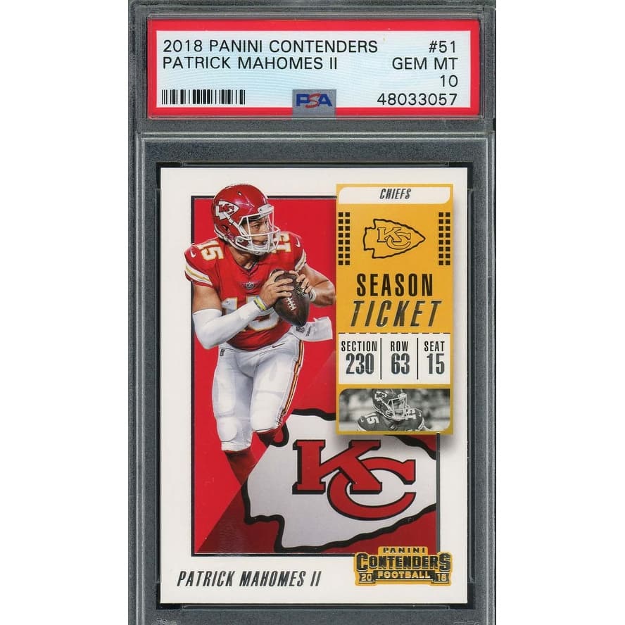 1x Random Graded Football Card (Beckett, PSA or CGC) - Grade 8 or Higher