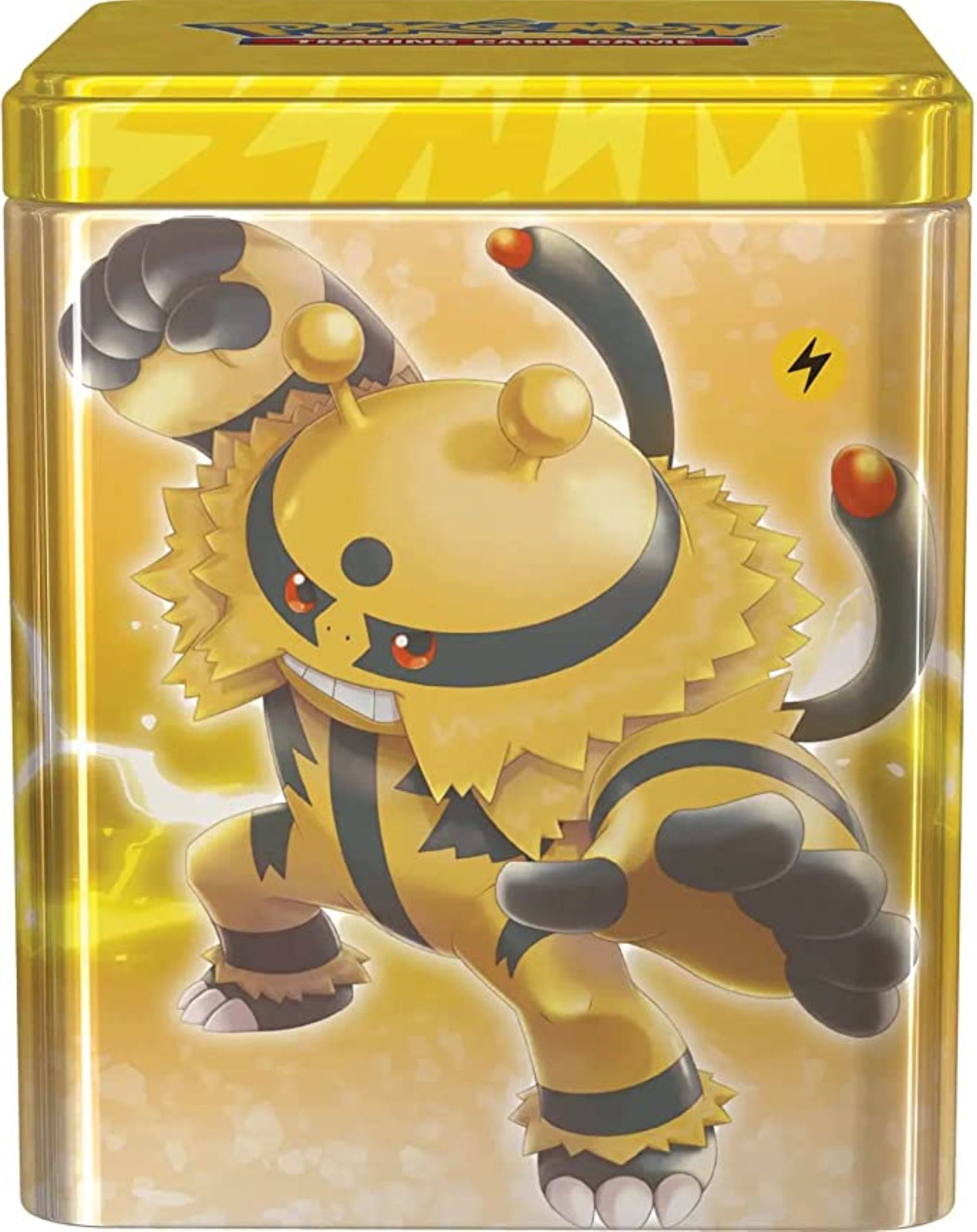 Pokemon TCG: Lightning Stacking Tin (3 Booster Packs & Coin)