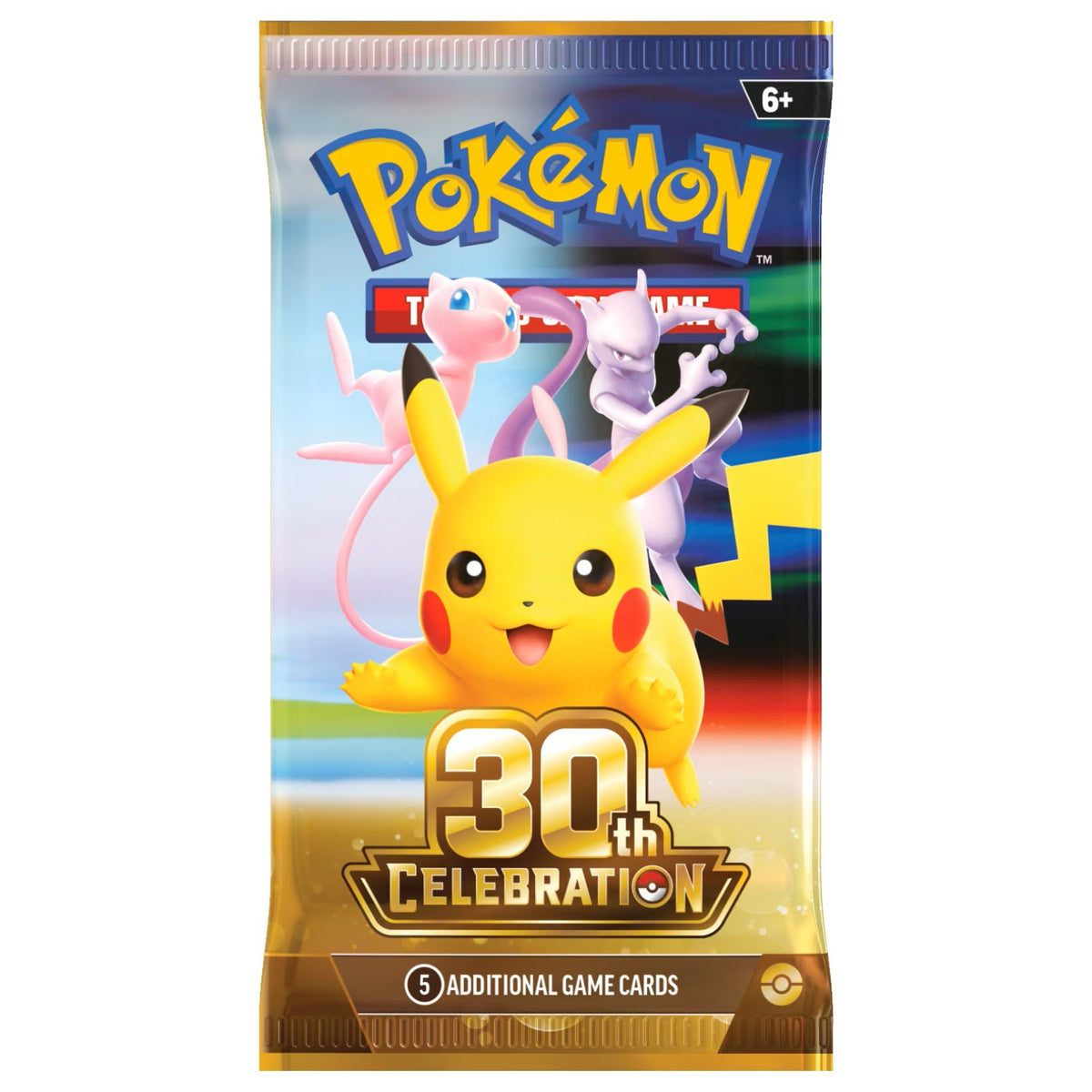 Pokemon TCG 30th Celebration Booster Pack - 10 Cards