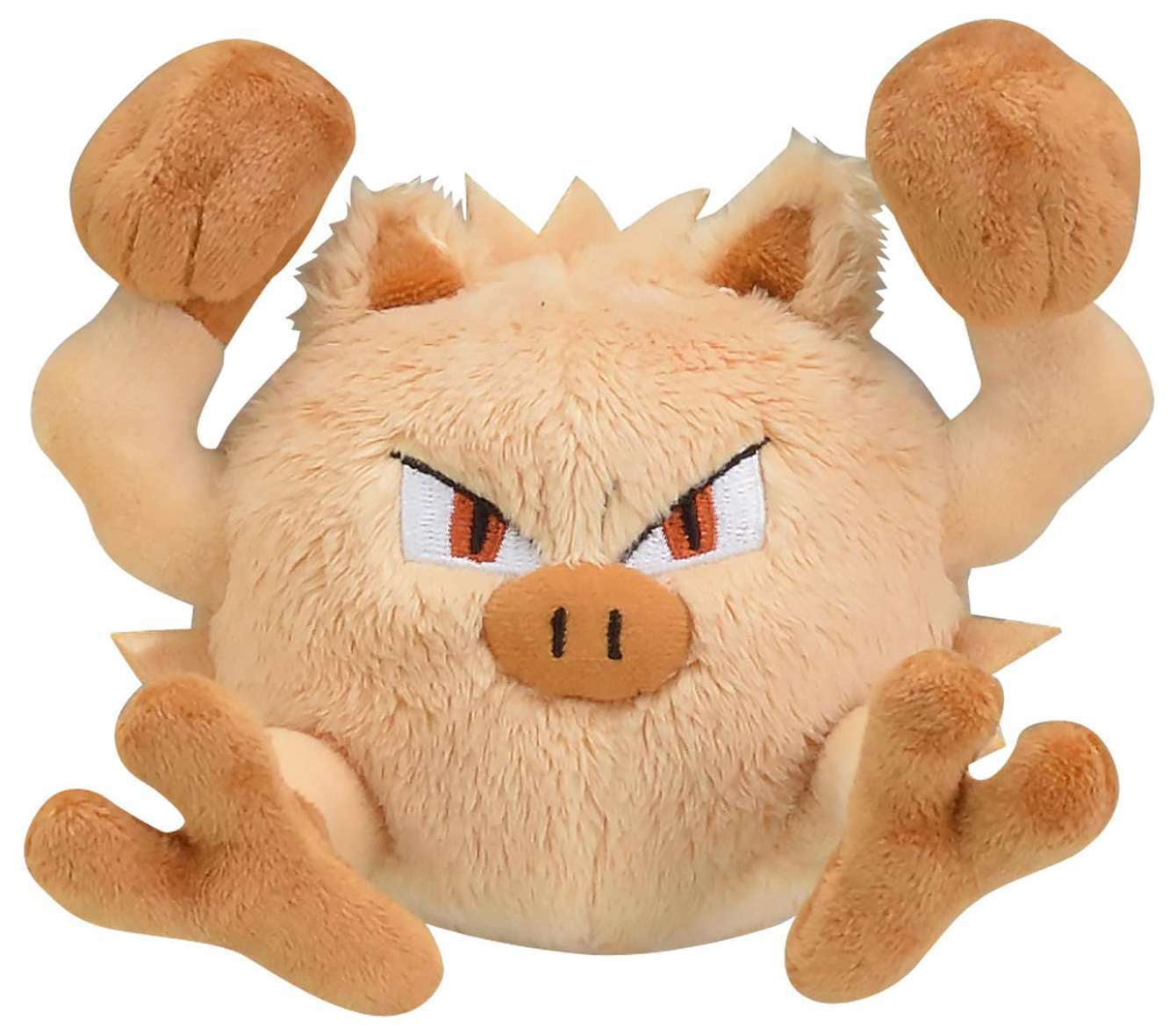 Pokemon Center: Sitting Cuties: Mankey Plush # 56 - Generation 1 - 6 In