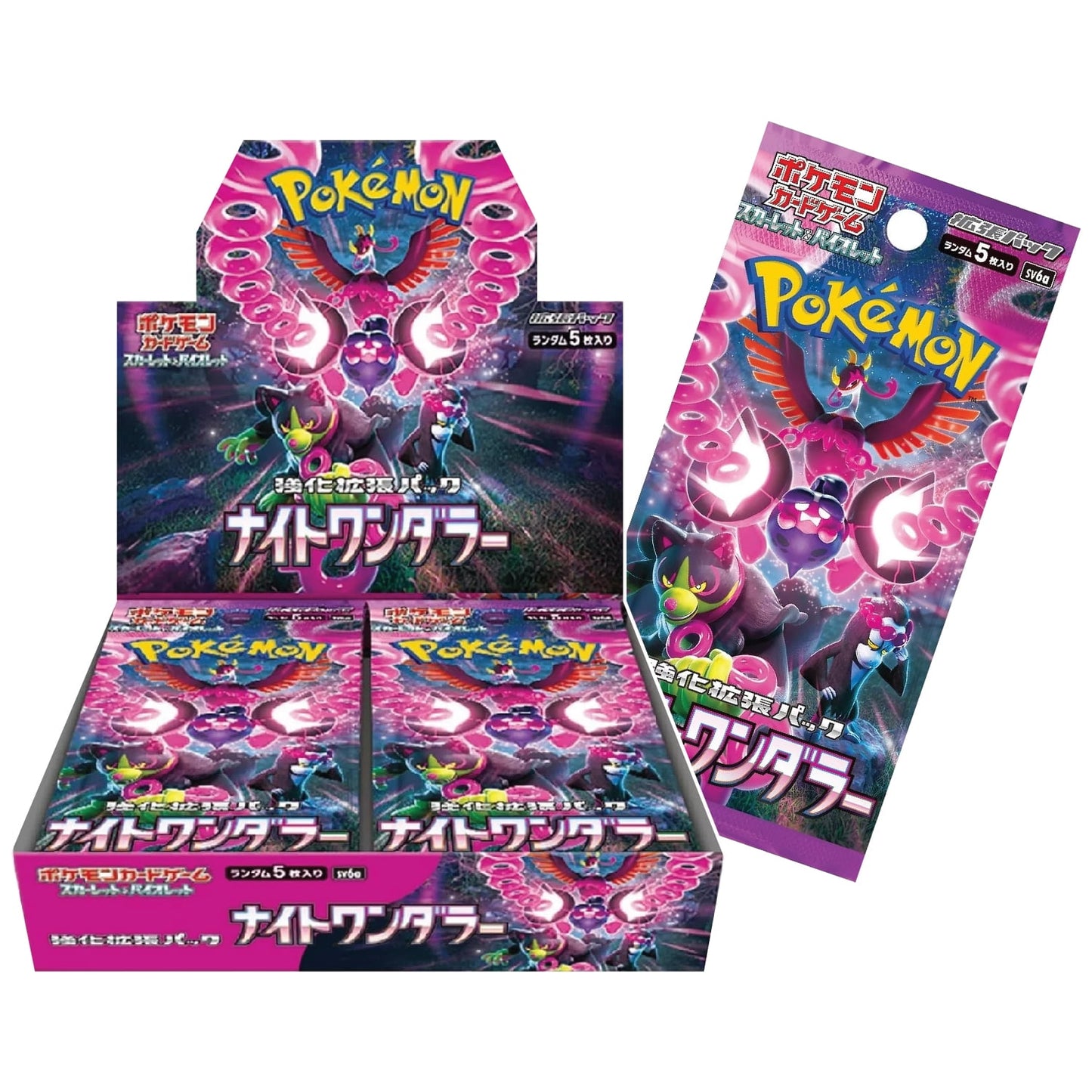 Pokemon Card Game Scarlet & Violet Enhancement Expansion Pack Night Wanderer Booster Box (Japanese) - 30 Packs