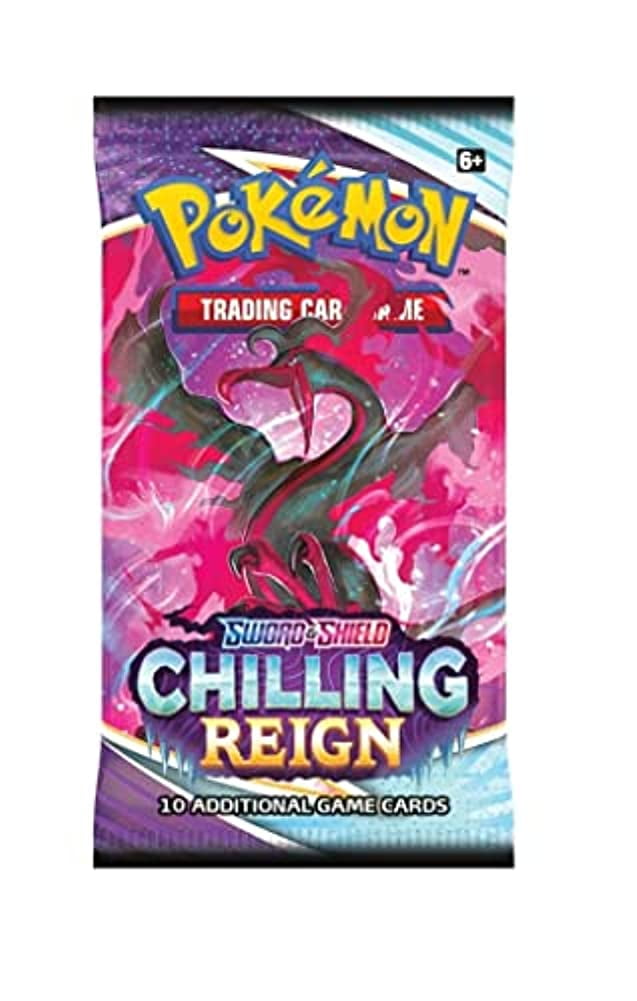 Pokemon TCG Sword & Shield Chilling Reign Booster Pack (10 cards)