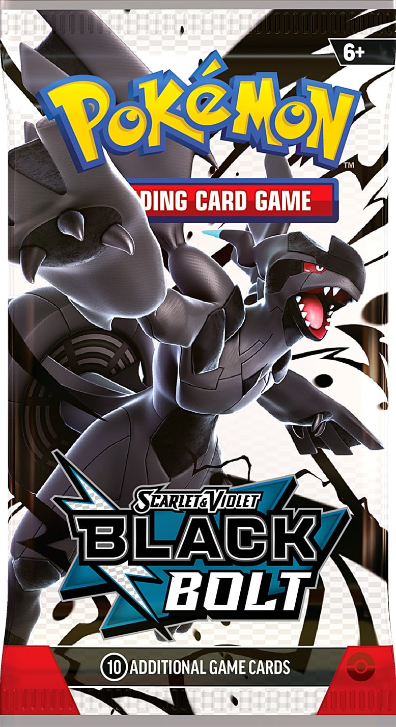 Pokemon Card Game Black Bolt Booster Pack - 10 Cards