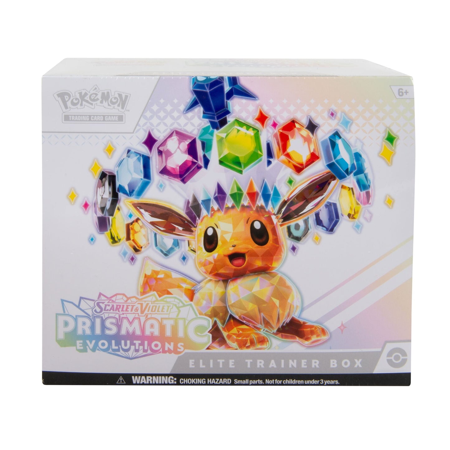 Pokemon TCG Scarlet & Violet Elite Trainer Box - Prismatic Evolutions of The Pokemon TCG (1 Fully Illustrated Promo Card, 9 Booster Packs & Premium Game Accessories)
