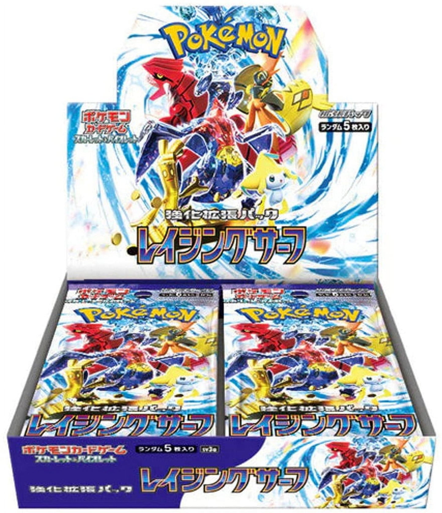 Pokemon Card Game Scarlet & Violet Enhanced Expansion Pack Raging Surf Booster Box (Japanese) - 30 Packs