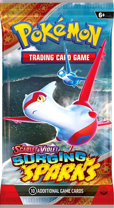 Pokemon TCG Surging Spark – Single Booster Pack – Pack Art May Vary