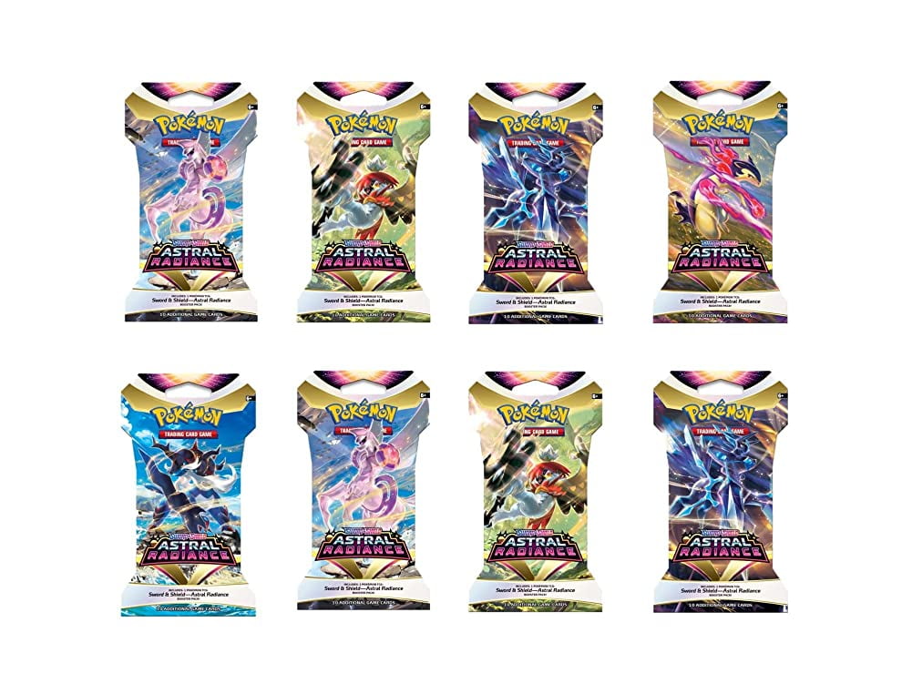Pokemon Sword and Shield Astral Radiance Boosters - 8 Packs!