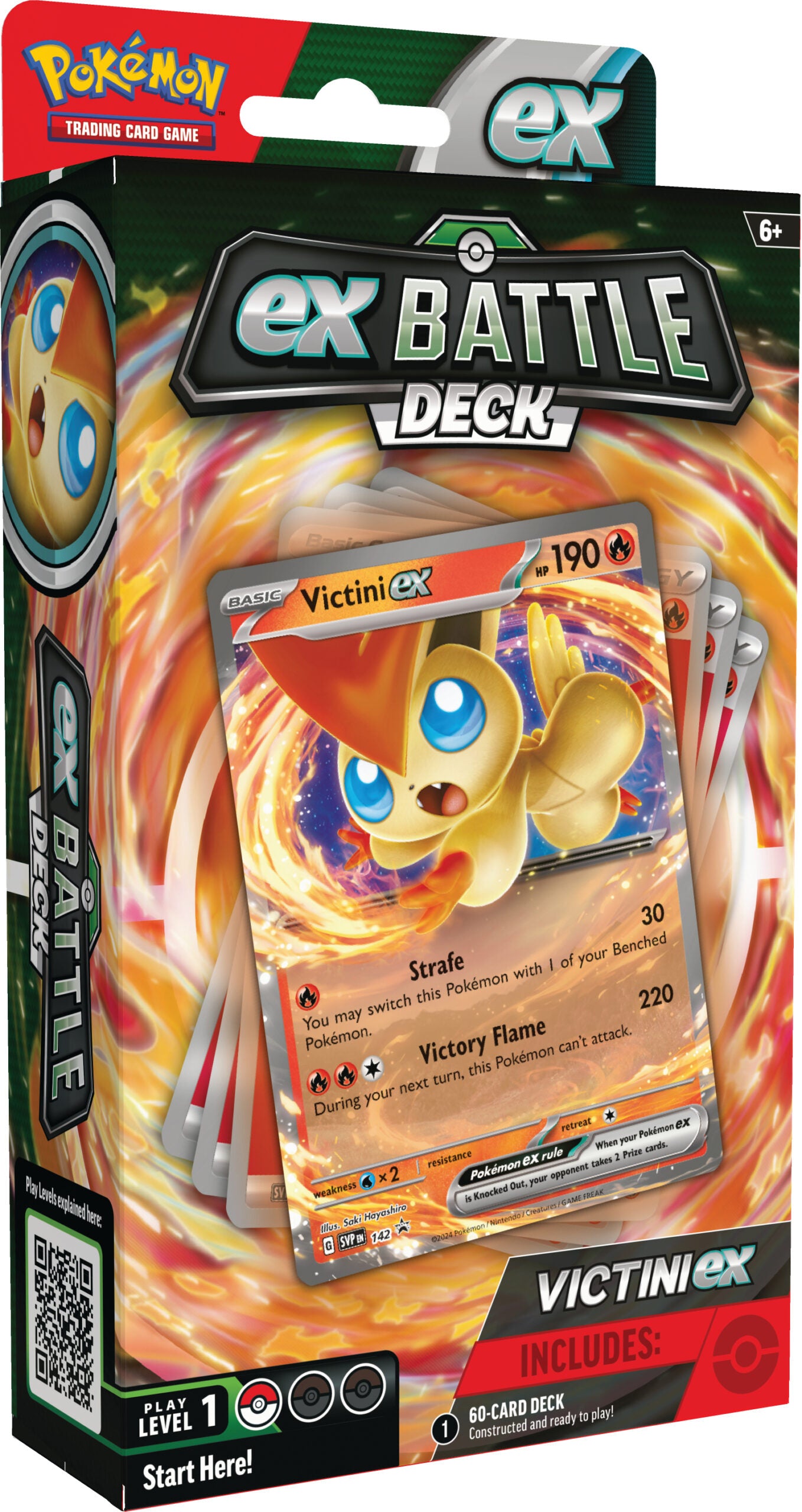 Pokémon TCG: Victini ex Battle Deck (Ready-to-Play 60-Card Deck) –  Collectors Emporium NY