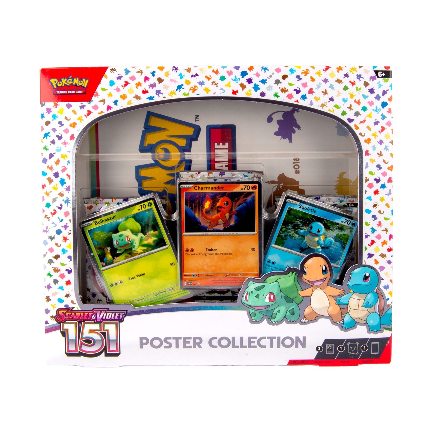 Pokemon TCG Scarlet & Violet 3.5 Pokemon 151 Poster Collection