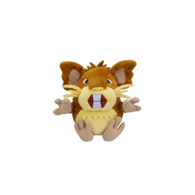 Pokemon Center: Sitting Cuties: Raticate Plush # 20 - Generation 1 - 6 In