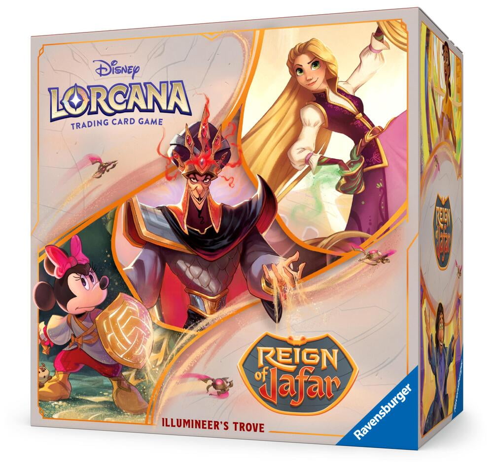 Ravensburger Disney Lorcana TCG: Reign of Jafar Illumineer's Trove | Secure Card Storage | Includes Booster Packs & Comprehensive Guide | Original Disney Artwork | Ages 8+