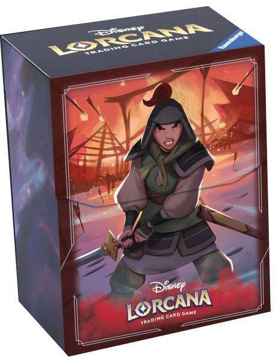 Ravensburger Disney Lorcana: Rise of The Floodborn TCG Deck Box - Mulan for Ages 8 and Up