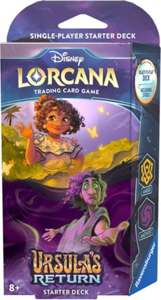 Lorcana TCG: Ursula's Return: Starter Deck: Amber & Amethyst (Mirabel & Bruno)