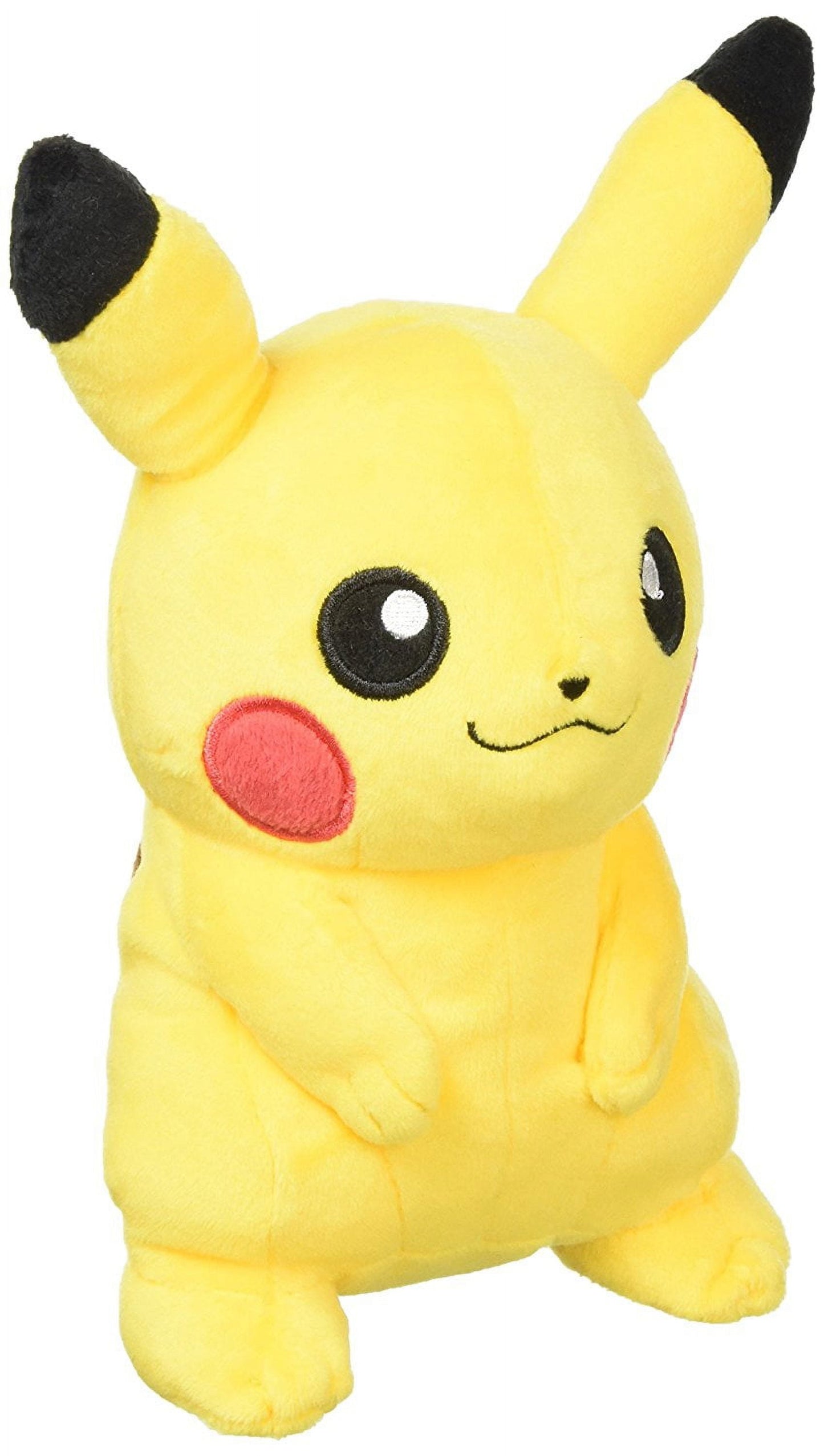 Sanei Pokemon All Star Series Pikachu Stuffed Plush, 7", Yellow (PP01)