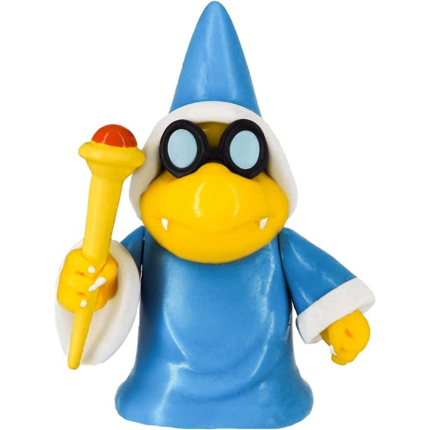 Nintendo Super Mario Collectible Magikoopa 4" Poseable Articulated Action Figure with Wand Accessory