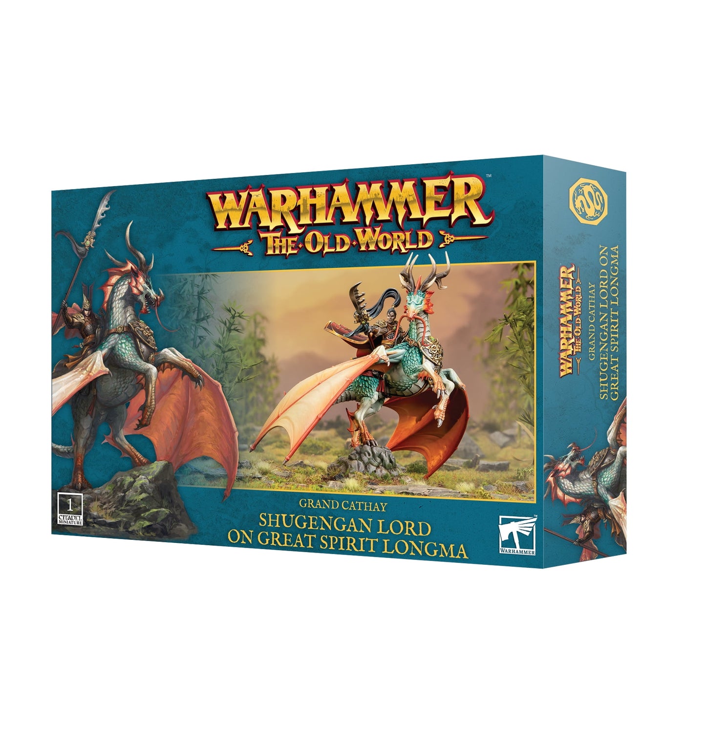 Games Workshop - Warhammer The Old World - Grand Cathay - Shugengan Lord on Great Spirit Longma