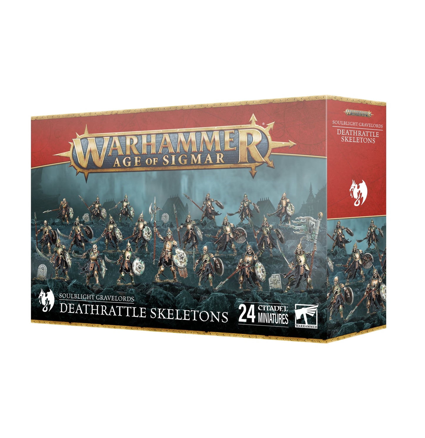 Games Workshop - Warhammer Age of Sigmar - Soulblight Gravelords - Deathrattle Skeletons