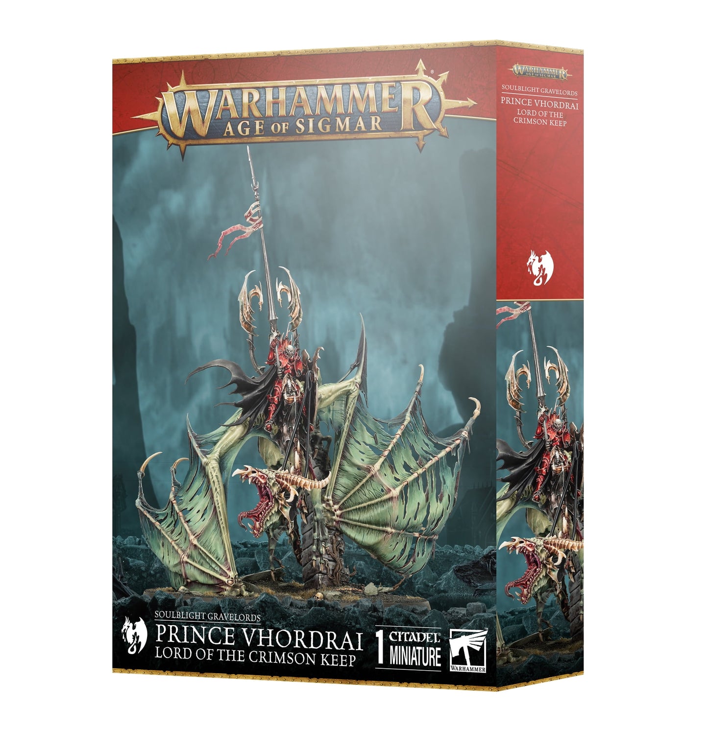 Games Workshop - Warhammer Age of Sigmar - Soulblight Gravelords - Prince Vhordrai Lord of the Crimson Keep