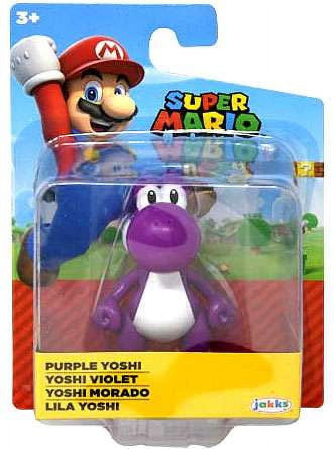 World of Nintendo Super Mario Purple Yoshi Mini Figure