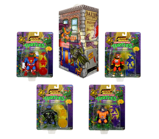 Teenage Mutant Ninja Turtles Classic Sewer Heroes Figure 4 Pack Playmates TMNT