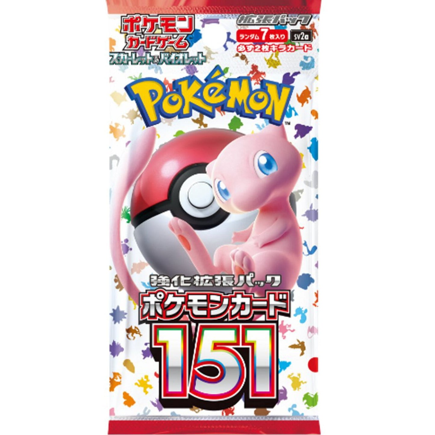 Pokemon Card Game Japanese 151 SV02a Booster Pack (7 Cards Per Pack)